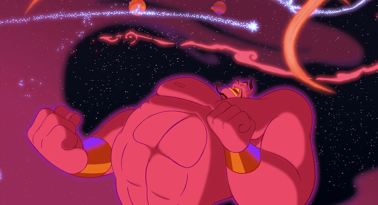 Infinitely powerful Genie (Aladdin 1992)