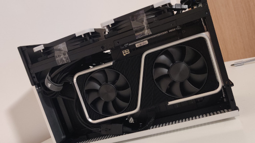 My (old) FormD T1 with 3060 TI installed